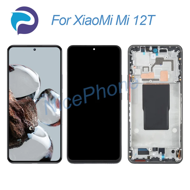 

For XiaoMi 12T LCD Screen + Touch Digitizer Display 2400*1080 22071212AG Mi 12T LCD Screen display