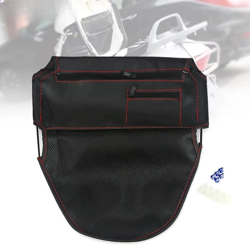 Motorcycle Seat Bag Under Seat Storage Bag PU Leather Accessories for XMAX250 300 TMAX NMAX V1 V2 ADV150 ADV160 PCX