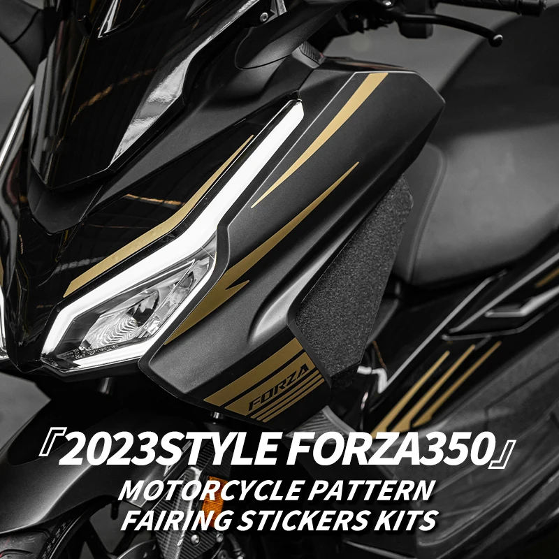 

Used For HONDA FORZA 350 2023 Years Bike Accessories Paint Parts Area Pattern Decoration Decals Motorcycle Fairing Stickers Kits