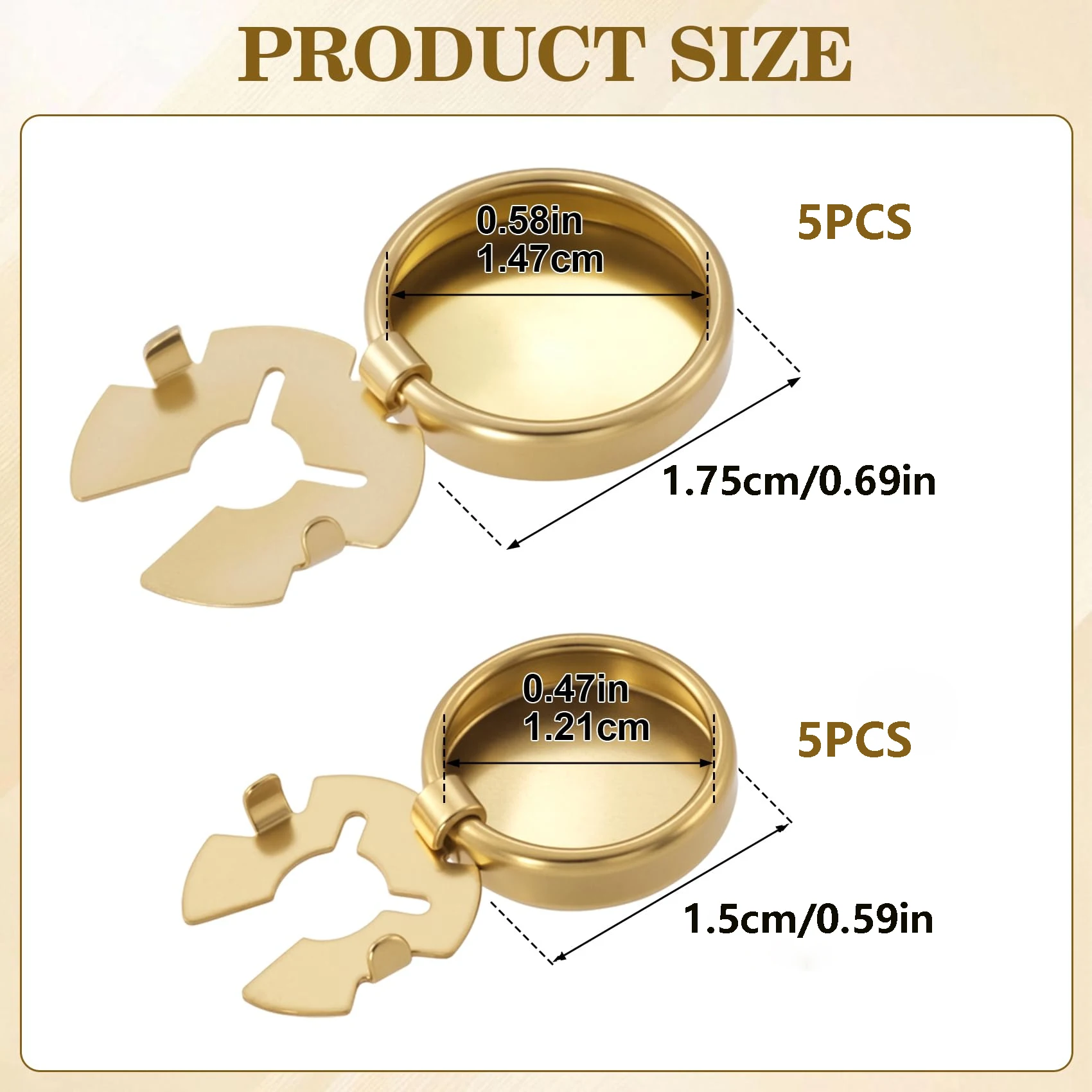 10pcs Brass Round Cuff Button Cover Cuff Links for Wedding Formal Shirt Mens Formal Button Covers Imitation Cufflinks