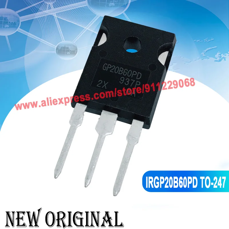 (5piece) FGH40N120AN FGH40N120 / STW20NB50 W20NB50 500V 20A / FGH40N60SFD FGH40N60 600V 40A / IRGP20B60PD GP20B60PD TO-247