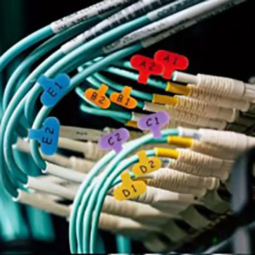 

20Pcs Pcs 20 Pcs Nylon Cable Labels Durable Writable Function Cord Labels Waterproof Self Adhesive Wire Labels Organizing Cables