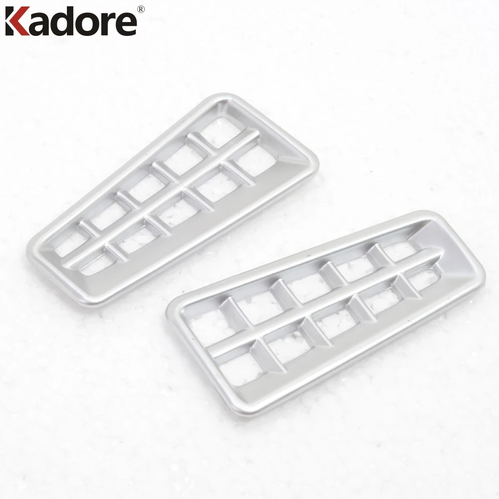 For Toyota RAV4 RAV 4 2016 2017 2018 Matte Mouldings Dashboard Air Condition Vent Outlet Cover Trim Car Interior Accessories