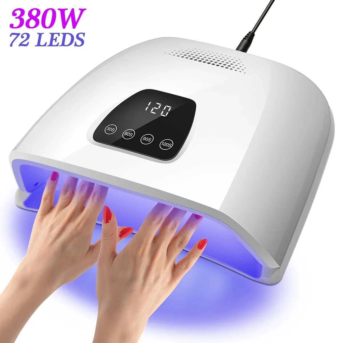 Professional Nail Drying Lamp for Manicure UV LED Nail Lamp For Gel Polish Dryer Machine With Auto Sensor Touch Screens