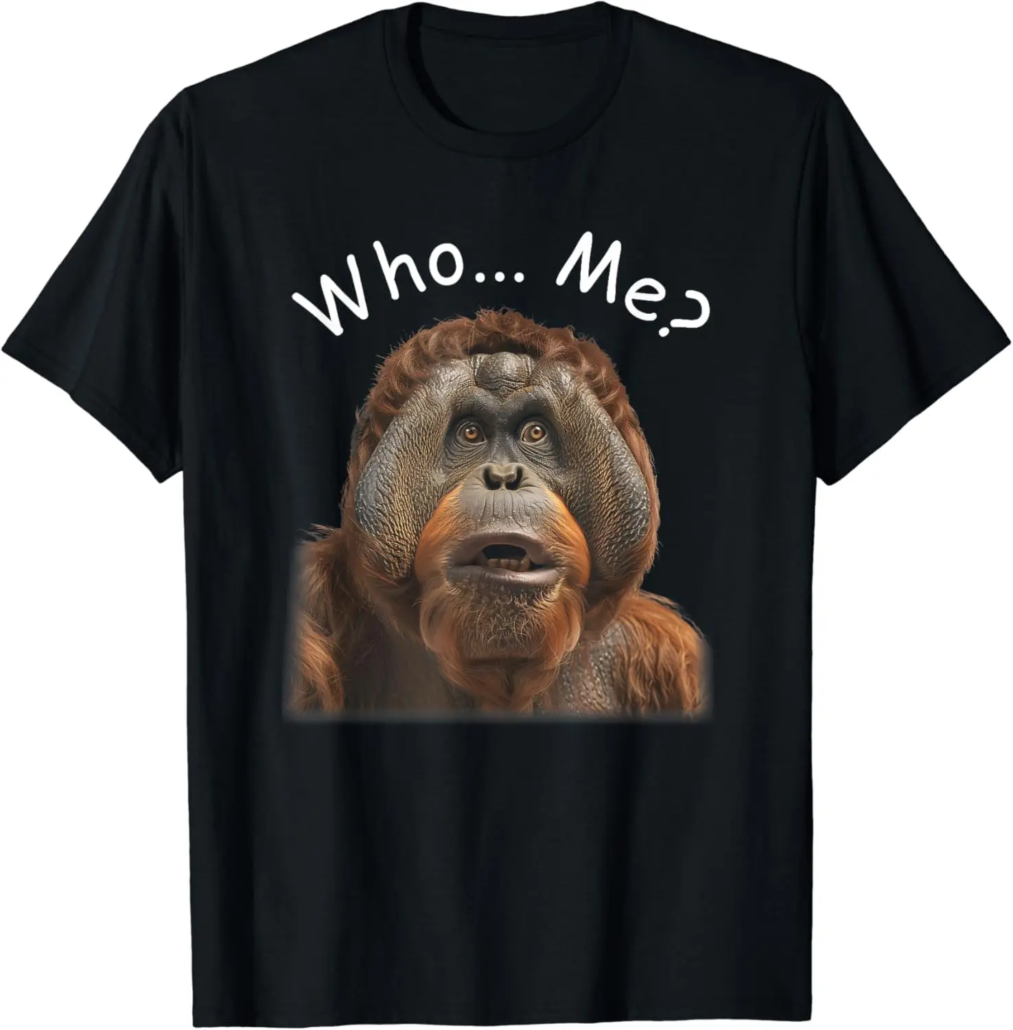 Who Me Funny Orangutan Oddly Specific Dank Meme T-Shirt Anime Graphic T-shirts for Men Clothing Women Tees Y2K tops