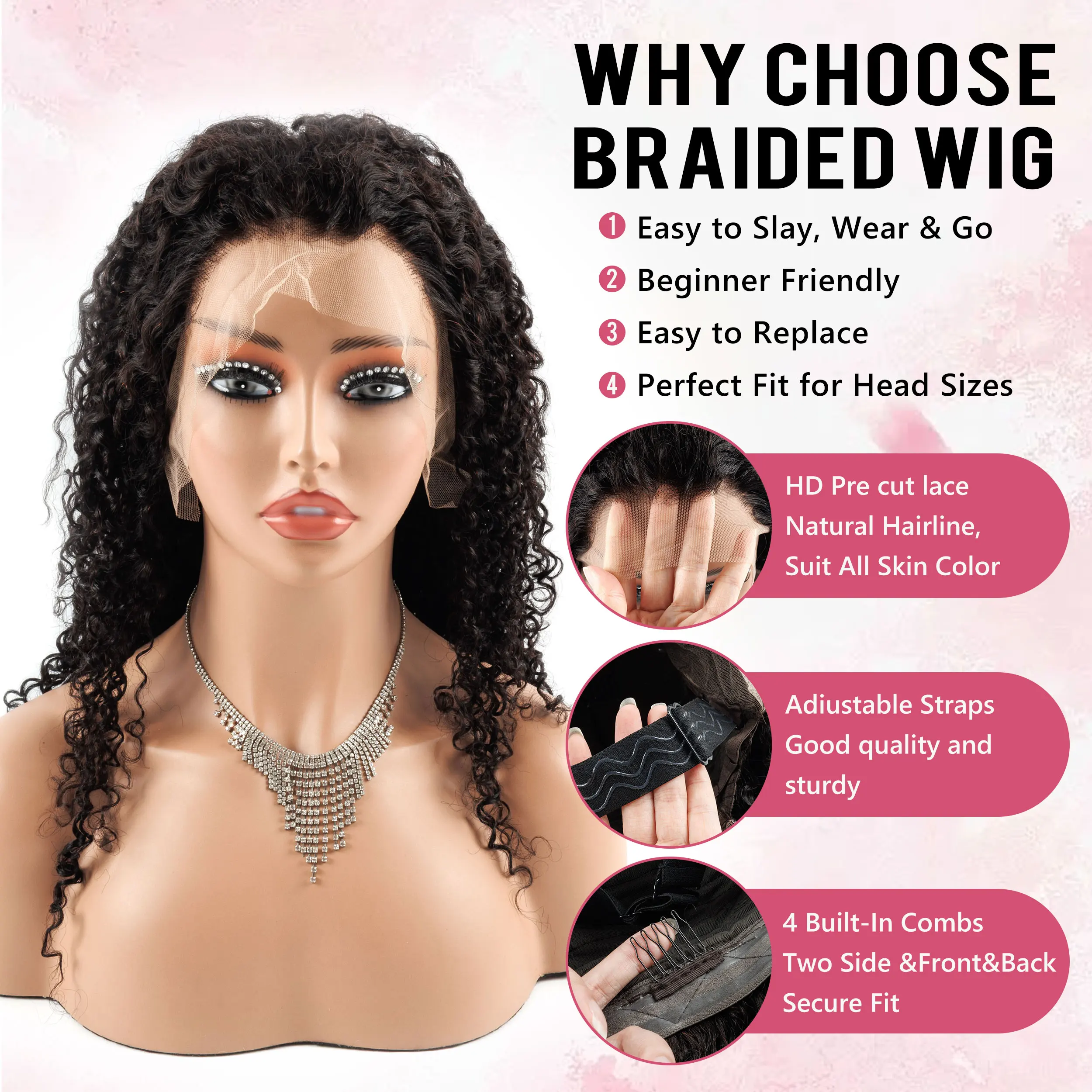 Wholesale Pixie Curly Wigs Human Hair Lace Front 350% Density Hd Lace Wigs for Black Women Pixie Cut Human Hair Wigs view 5