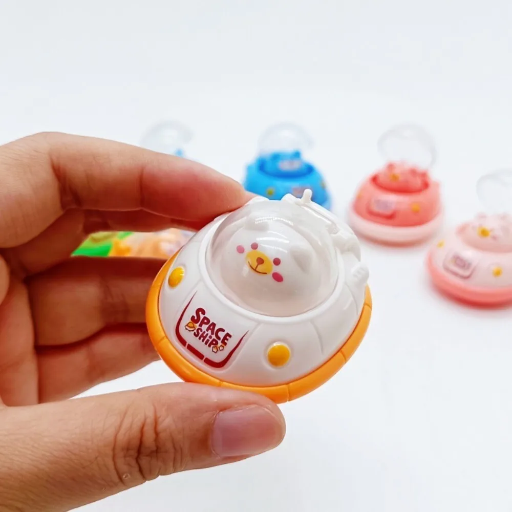 Small Pull Back Cartoon Space Bumper Car Toy Set 8 Color Mix Durable Fun Arcade Style Vehicle for Kids Collection Playtime Gift