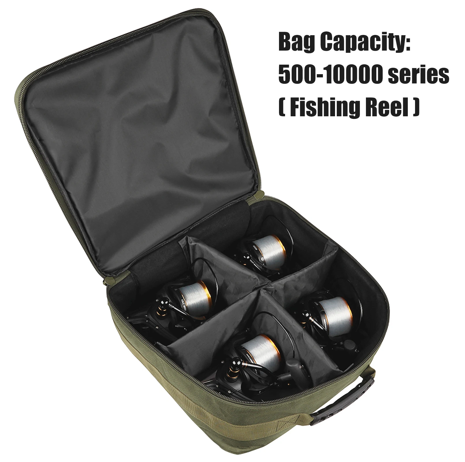 Fishing Bag Fishing Reel Storage Bag Carrying Case for 500-10000 Series Spinning Fishing Reels Everything for Fishing