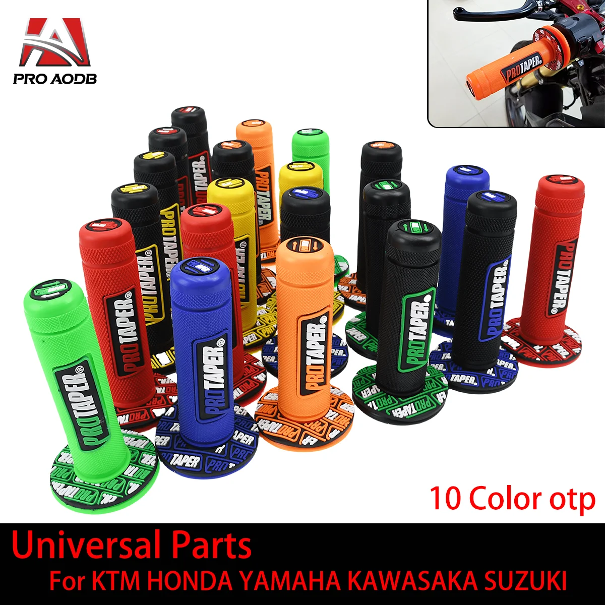 

22mm 24mm Universal Motorbike Handle Bar Part Motorcycle Handlebar For Kawasaki Yamaha KTM Suzuki Motocross Moto Grip Pit Bike