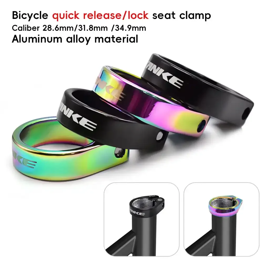 TANKE-MTB Road Bike Seat Post Clamp,fast ReleasUltralight Aluminum AlloyMountain Bicycle Seatpost,Cycling Parts,28.6,31.8,34.9mm