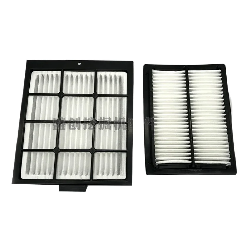 Sany Excavator Sy135 125c 115 155c-10 Latest Air Conditioning Filter Inner And Outer Filter Screen Filter Excavator Accessories