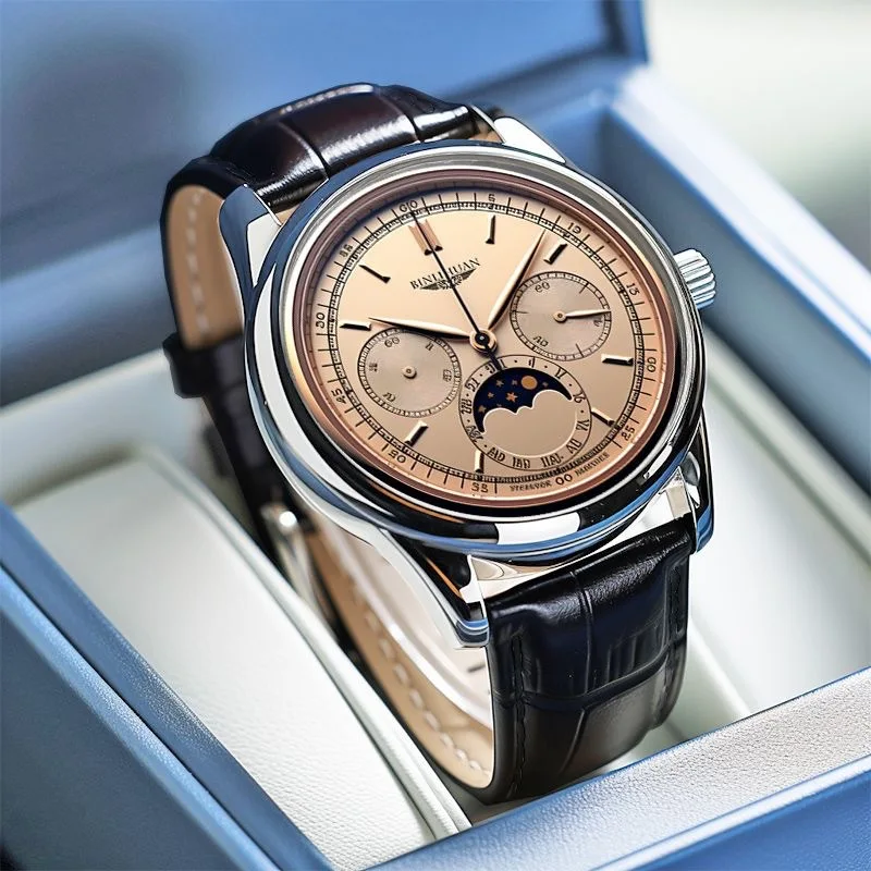 

Men's Watch, Personalized Business Retro Automatic Non-Mechanical Quartz Watch