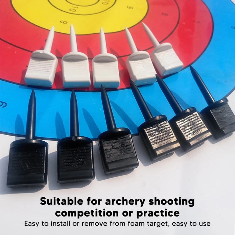 30 Pcs Archerys Targets Face Pins Lengthening Archerys Targets Nails Nails for Hold Paper Targets on Foam 69HD