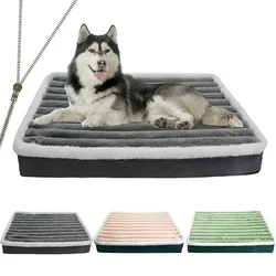 Estera de cama para perros con cremallera, colchón extraíble para mascotas, estera para dormir para perros, colchón lavable para perros, cojín para mascotas para mascotas pequeñas y medianas