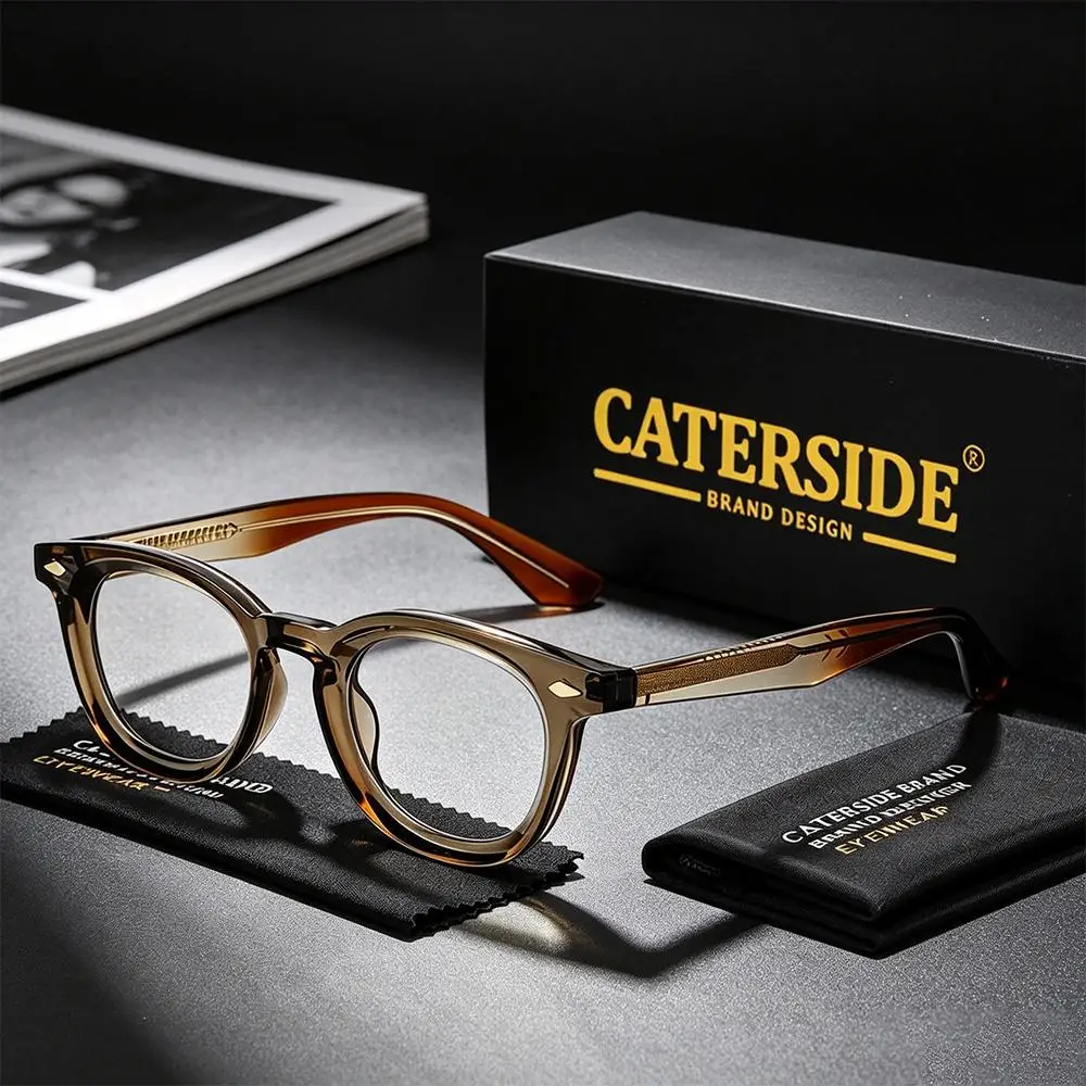 CATERSID Herren Eckige Brillenfassung Hochwertige Tr-90 Fassung Anti-Blaulicht-Brille Damen Computer-Lese-Schutzbrille – Detail 1