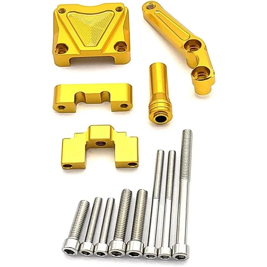 

Амортизатор для Kawasaki Ninja 300 EX300 20132017 со стабилизатором рулевого демпфера с ЧПУ и титановым кронштейном для Enha