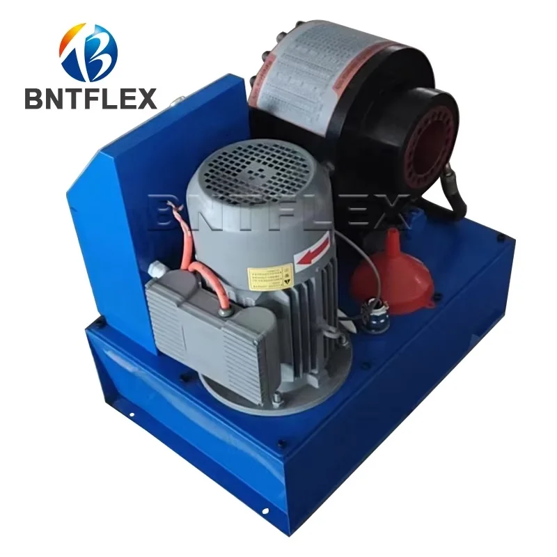 BNTP40 Portable Manual 1/8"-2" 4SP Hose Crimper Small Hand Hose Crimping Machine New Condition Factory Use Core Pump Motor