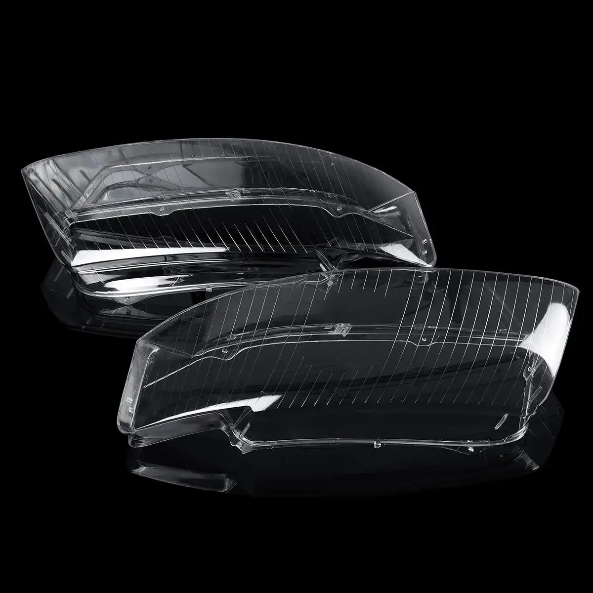 1 Pair Front Headlamps Glass Headlights Shell Cover Transparent Lampshades For Audi A4 B6 2002 2003 2004 2005 8E0941030AD