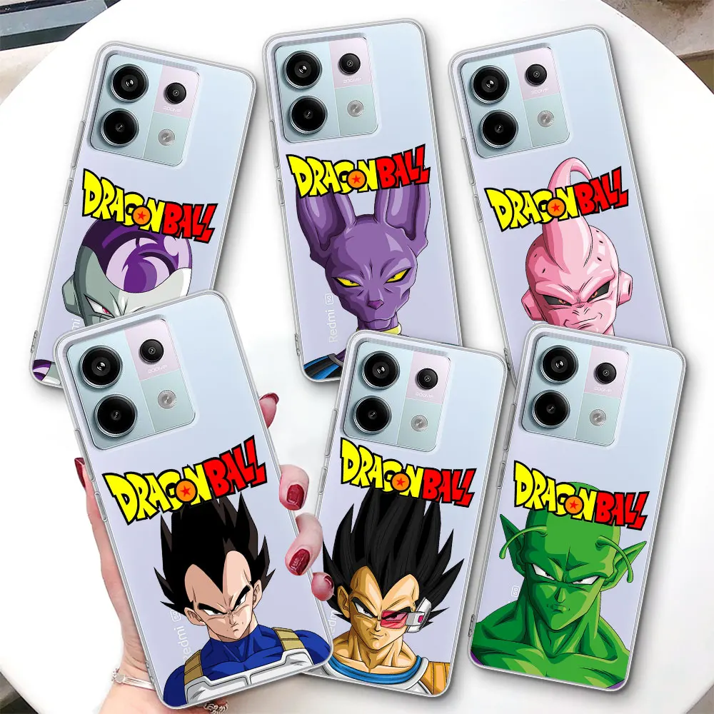

Goku Anime Dragon Ball Case for Xiaomi Redmi 15 13 9C 9A 9i A5 9 13C 10 Prime Plus A3 10C 12 12C 10X 9T K40s TPU Phone Cover