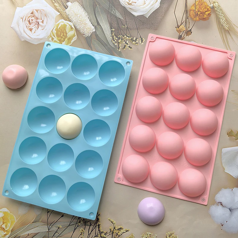 

3D Ball Round Half Sphere Silicone Mold For DIY Baking Pudding Mousse Chocolate Eco-Friendly Cake Mold Kitchen Accessories Tools