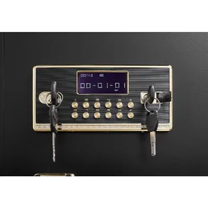 Anti-theft Digital Safe Box - Electronic Fingerprint & Keypad Home Office Security Safe with Anti-pry Design