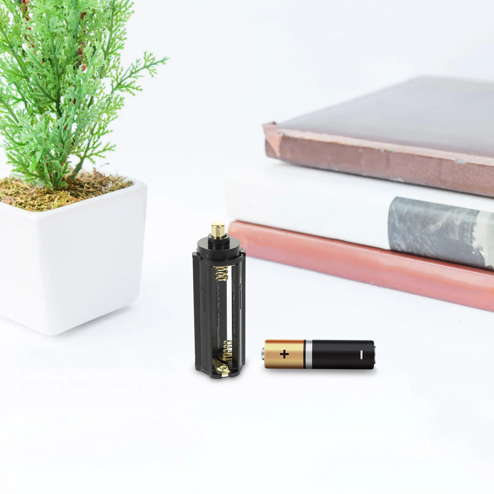 

5Pcs Organizer Holder Plastic 3 Aaa Compact Case Box for Flashlight Storage Easy Dispense Flashlight Accessories