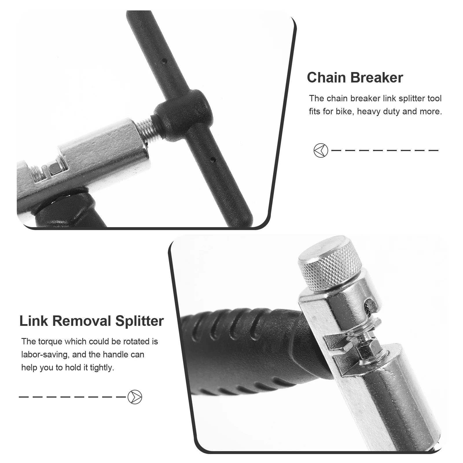 

Precision Chain Breaker Tool -Piece Milling Durable Bike Repair Link Splitter Cutter for Bicycle Chain Heavy Duty