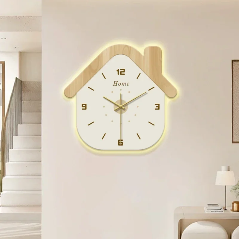 High Quality Wall Clocks Unique Quiet Premium Living Room Wall Clock House Luxury Christmas Zegar Scienny Duzy Home Decor