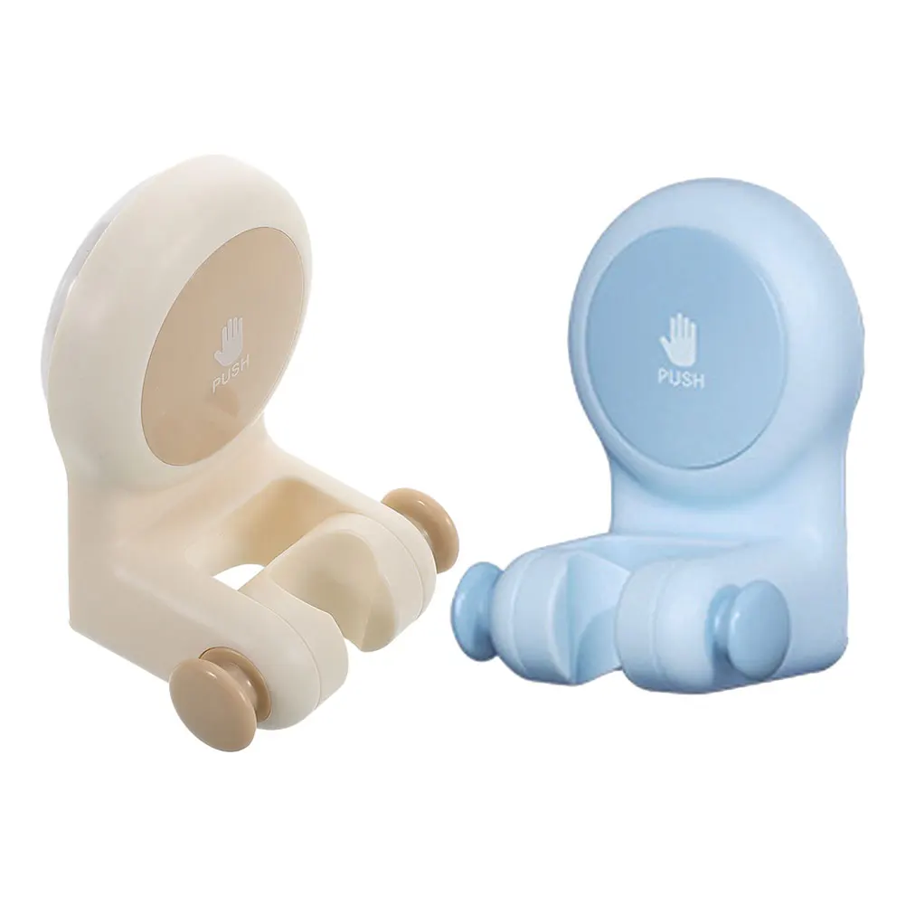 

2pcs Shower Bracket Holder Suction Plastic Wall Mount Adjustable Angle Universal Head Support RV Accessory Storage Waterproof