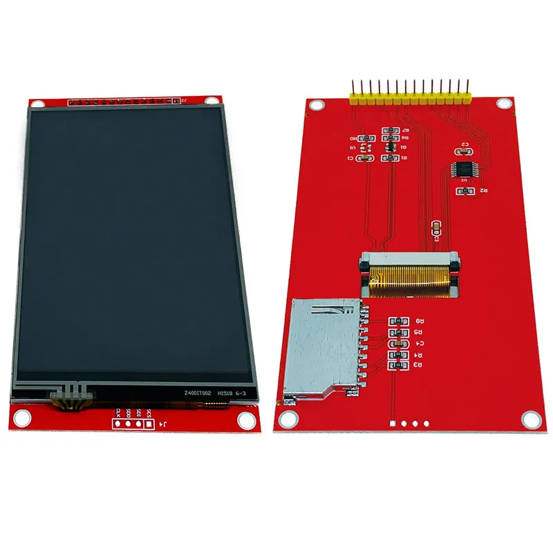 4.0 بوصة جديد SPI المنفذ التسلسلي LCD وحدة شاشة تعمل باللمس 480*320 TFT عرض ILI9488 HD الإلكترونية STM32 ESP32 AR C51 شحن مجاني