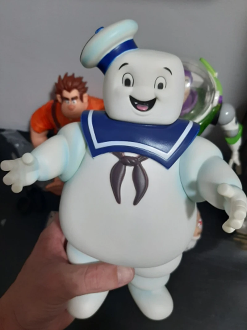 Ghostbusters StayPuft Marshmallow Mann Figur Spielzeug 26 cm Statue Sammeln Modell Film Figur Puppe Auf Lager Schnelle Lieferung – Detail 5