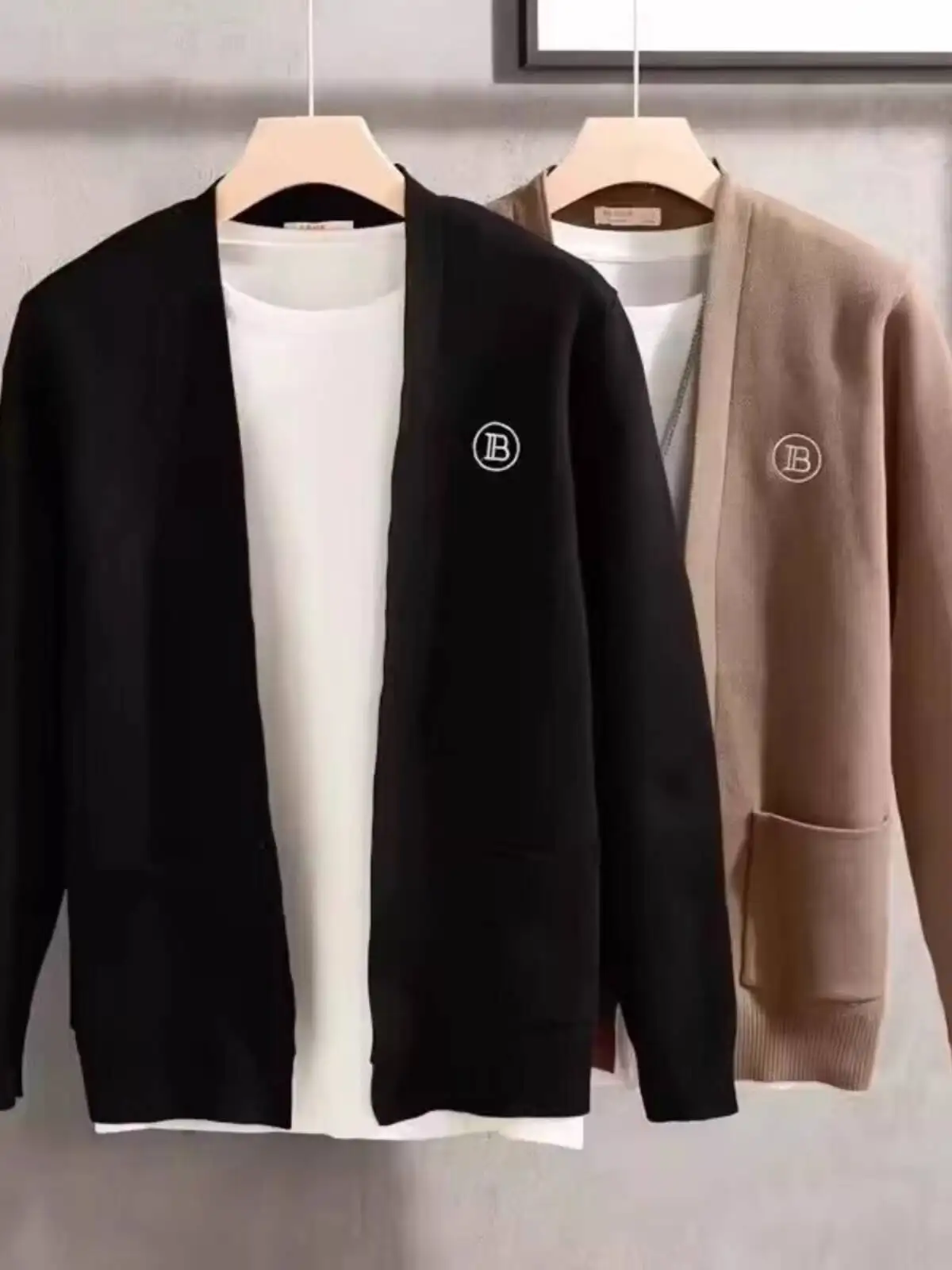 Unisex Cardigan Sweater 2025 New Men's Autumn Retro Business Knit Cardigan Jacket Trendy Sweater Outerwear Top