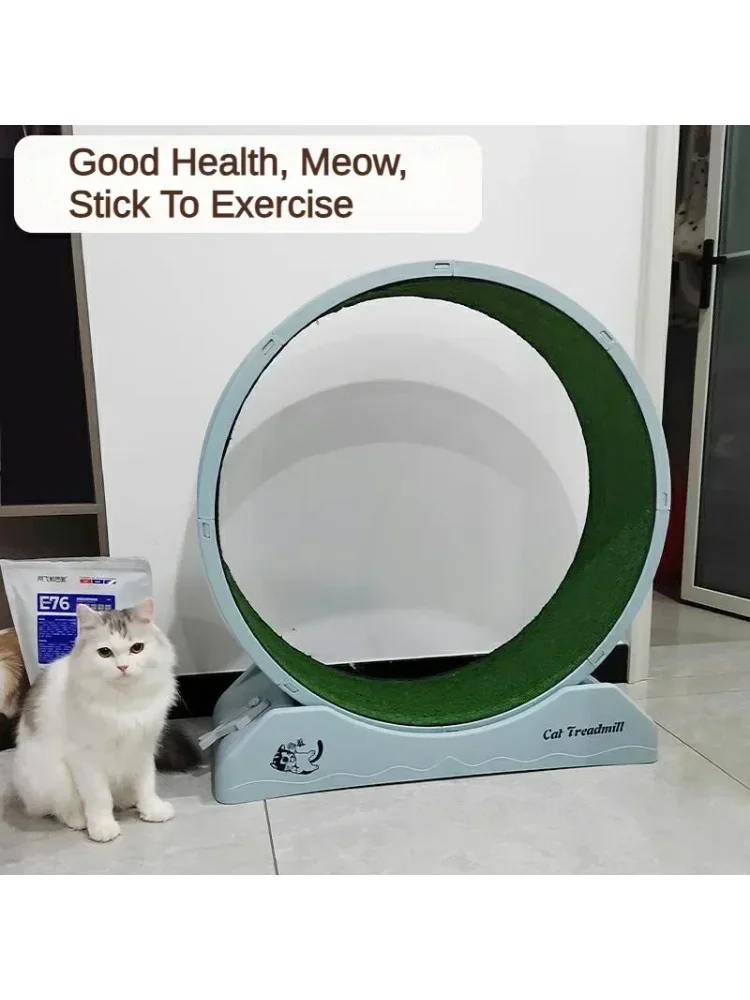 Cat Toys Silent Treadmill Wear-Resistant 0 Formaldehyde Cat Fitness Treadmill Wheels Sustainable Cat Play Cat Accessories