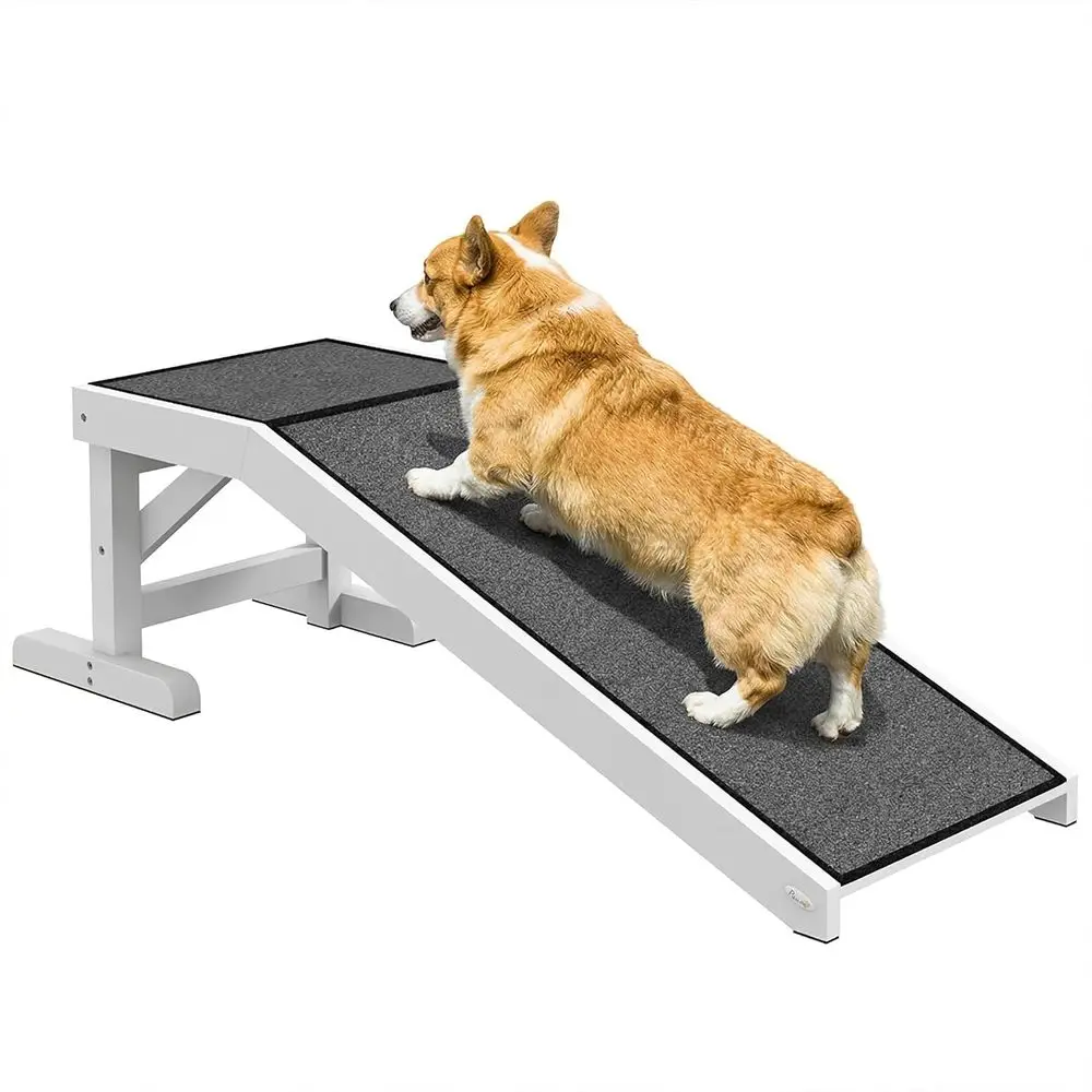 

Лежанка для животных с нескользящим ковриком и верхней платформой, 49 x 16 x 14, белая