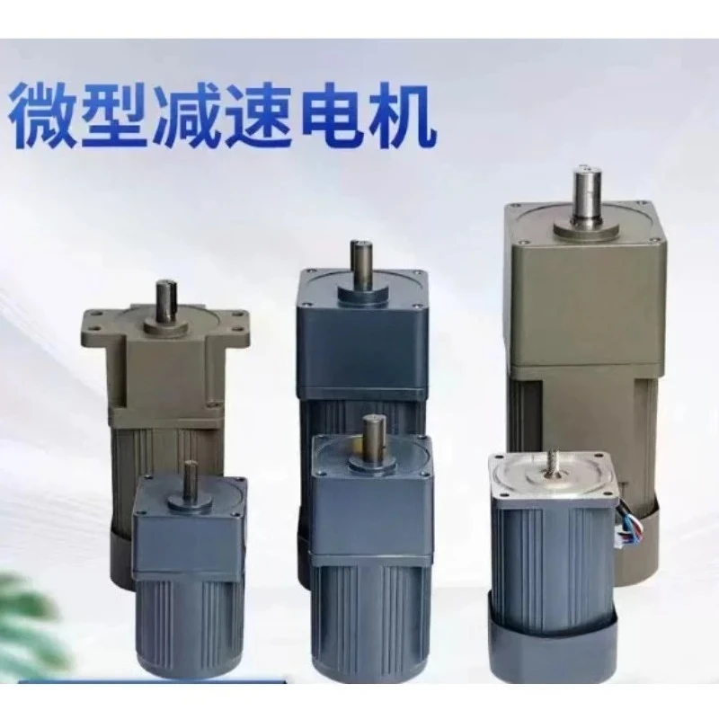 Gear Motor Miniature Speed Regulation Electric Motor AC 220V Assembly Line 6-120-250-400W