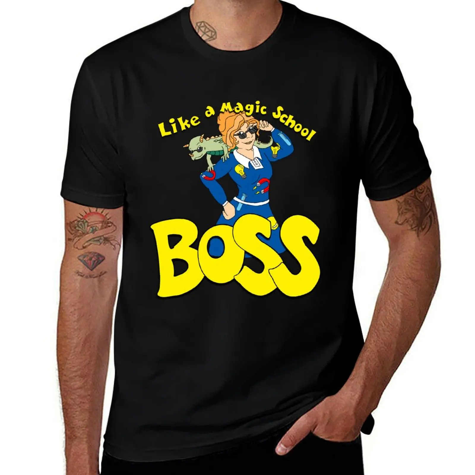 

Like a Magic school boss T-Shirt shirts graphic tee luxury clothing labubu graphic t shirts Men's cotton t-shirt