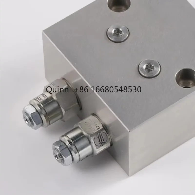 VD  Anodized Aluminum 7mm BSP & W220 Four-Way Balancing Valve 5 GPM Flow Hydraulic Suspension Valve Block Repair Kit Manif