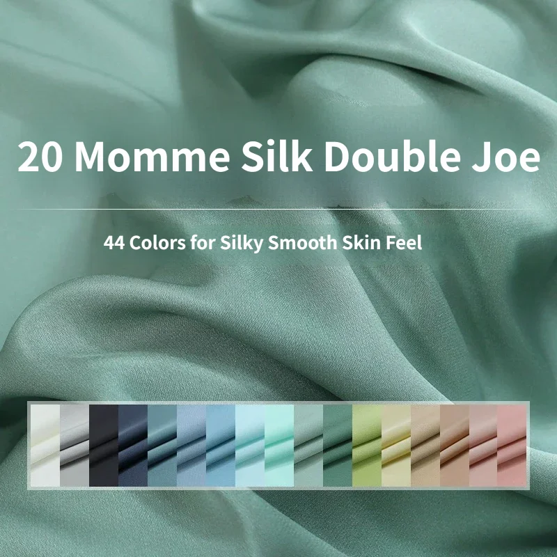 Premium Solid Stretch Double Georgette Silk Fabric Soft for Shirt Blouse Dress Evening Gown DIY Craft Handmade Sewing Material