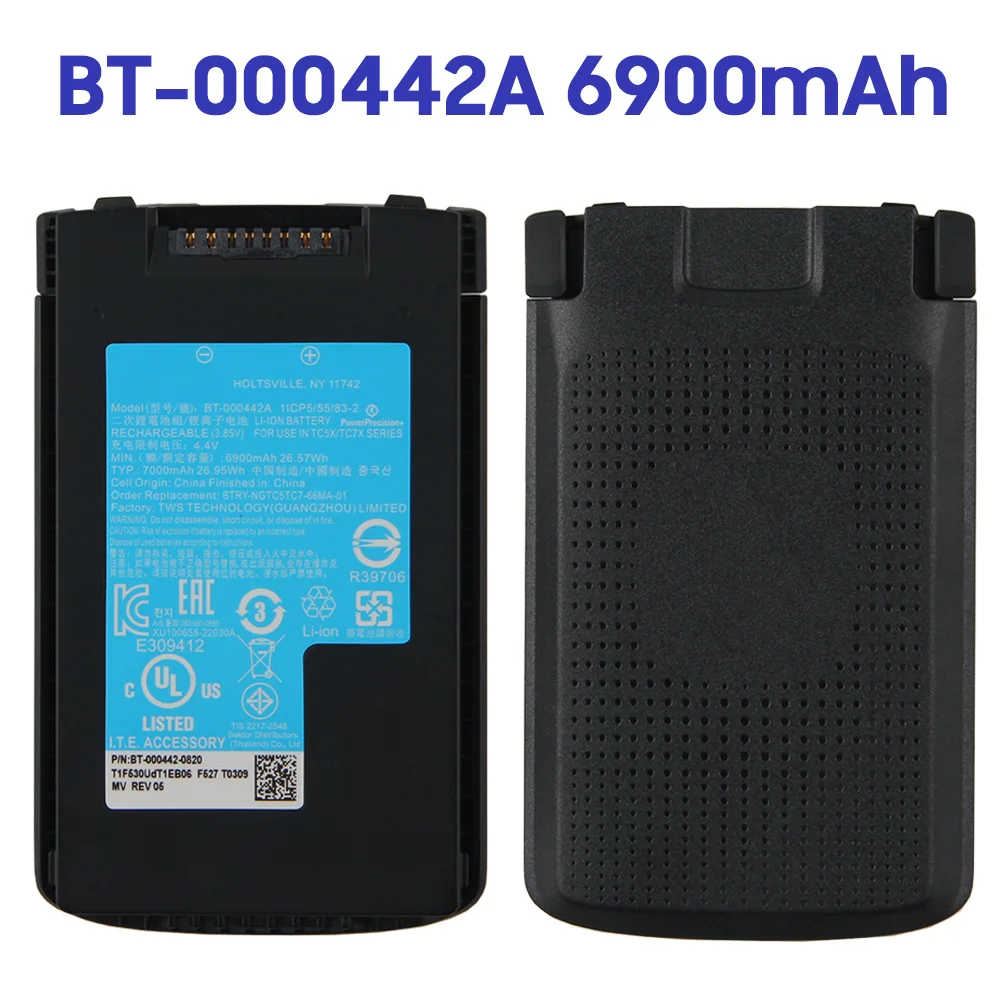 

Replacement Battery BT-000442 BT-000442A For Zebra TC53 TC5301 TC58 TC73 TC78 High Capacity Quality Batteries 4680mAh 6900mAh