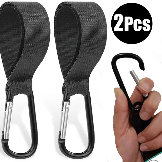 5/2PCs klips do wózka dziecięcego karabinek ze stopu aluminium organizer do wózka torba na pieluchy zakupy wózek hak wieszak akcesoria do wózka dziecięcego