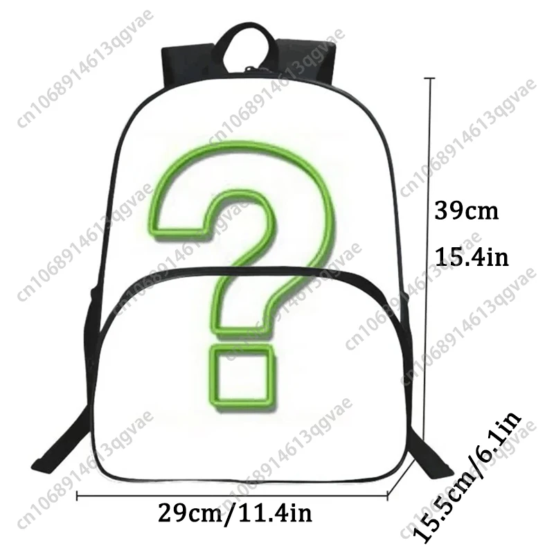 Hot Game Cuphead Mugman Child Backpack with Front Pocket,Lunch Bags,Pencil Bags for Boys and Girls Cartoon Backpack ,Best Gift