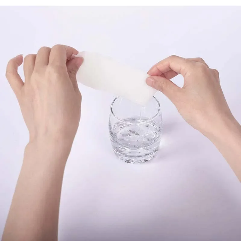 Wegwerp gecomprimeerde handdoeken Reizen in gecomprimeerde tas Geschikt voor de gevoelige huid Katoenen reinigingsdoek Wegwerp gezichtsverpakking