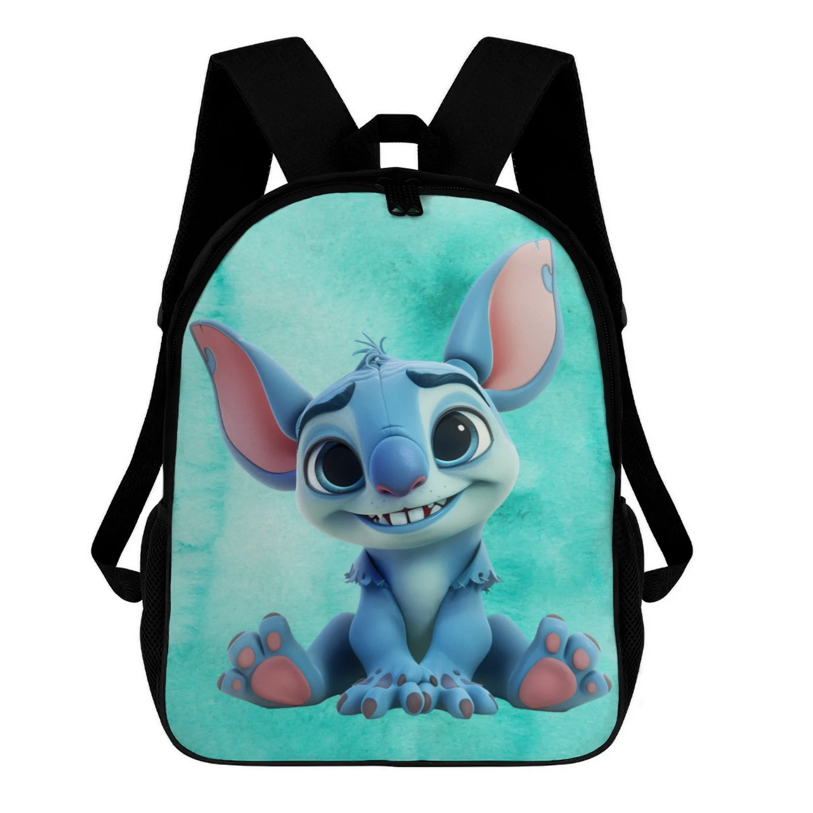 

Stitch Cartoon Character Child Girl Bag Printed Book Bag Class Bags For Girl 12 Inch School Backpack Bag