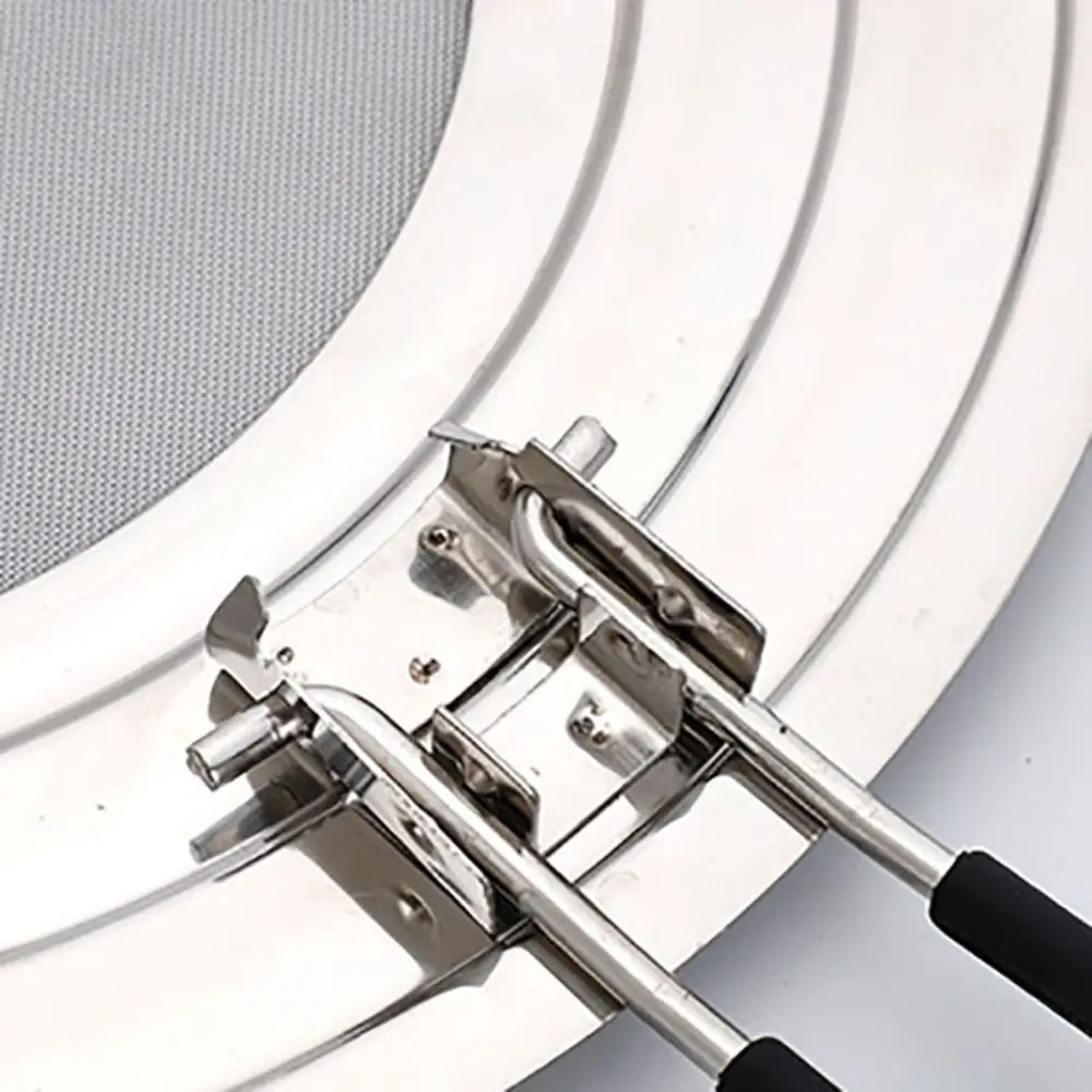 

Multifunctional Foldable Handle Oil Splash Screen Rust-proof Stainless Steel Oil Shield Guard Mesh Oil Proof Lid Fried