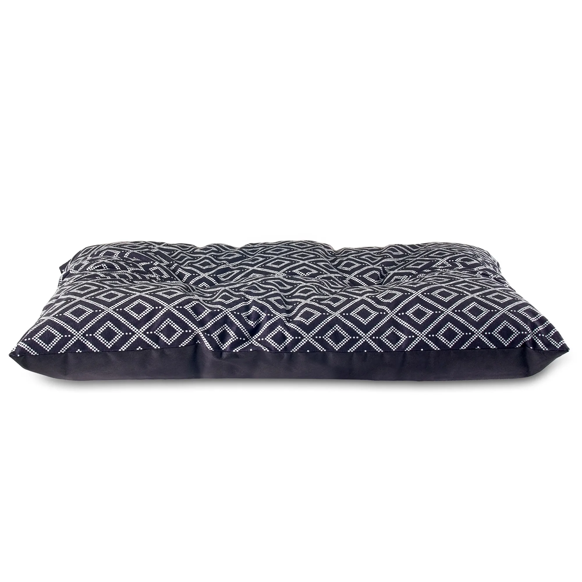 

Vibrant Life Tufted Pillow Dog Pet Bed, Medium, Black, 27" x 36"
