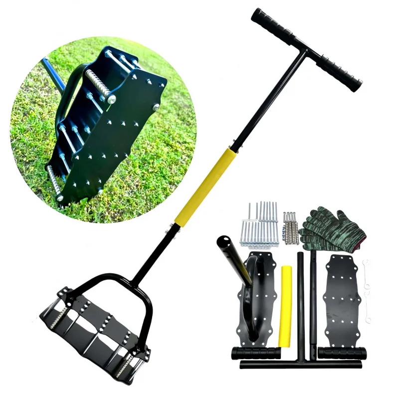 

Standing Garden Soil Looser Lawn Orchard Soil Looser Spring type labor-saving inflatable hole puncher