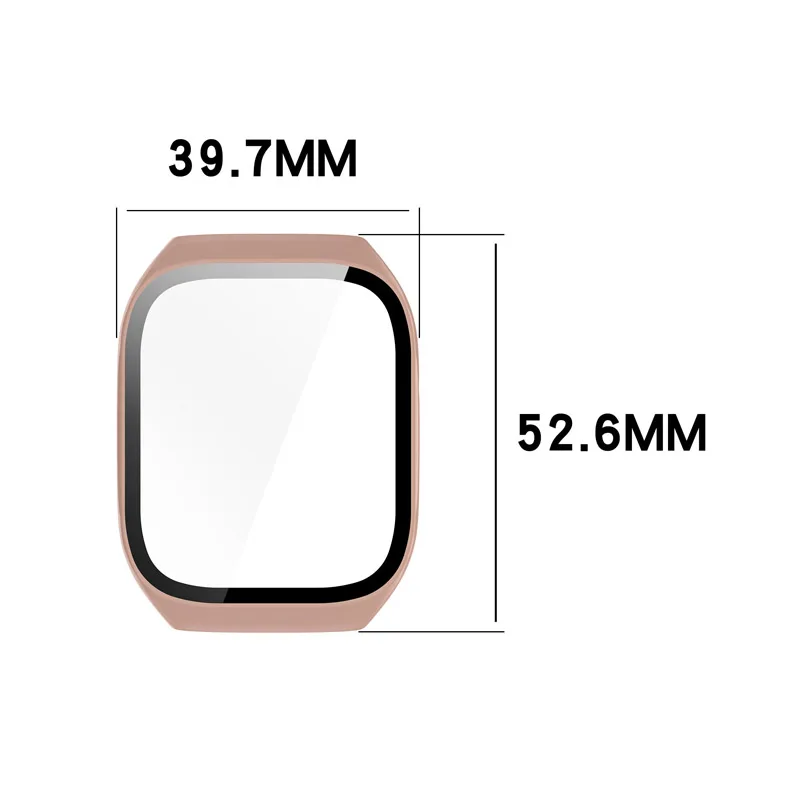 Glass+cover For Mibro Watch T2 Straight Edge All-Around Screen SmartWatch Protector Hard PC Bumper Watch Accessories view 4