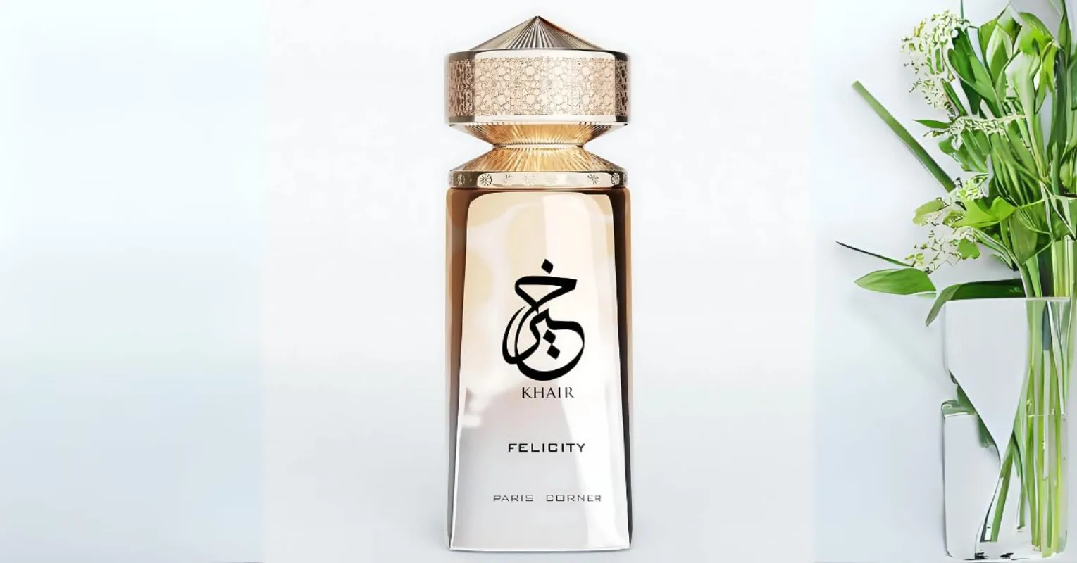 Canto de Paris |   Perfume Khair Felicity - 3,4 fl onças |   Perfume unissex espumante e alegre com champanhe, cássia, rosa, baunilha, almíscar