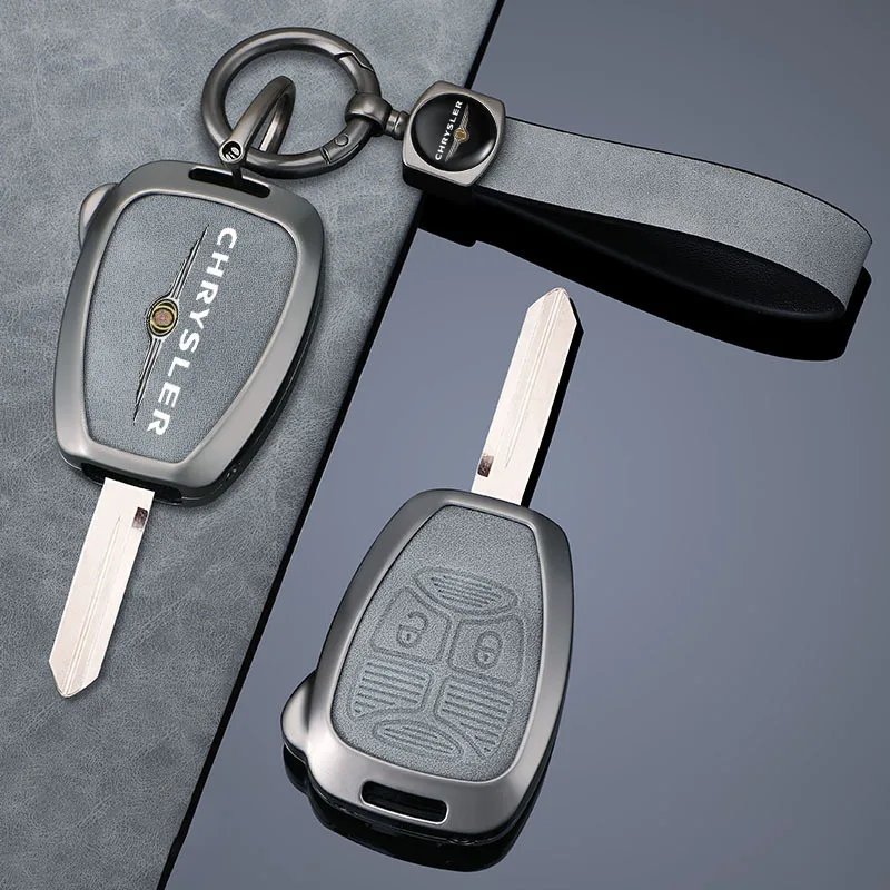 Funda para llave remota de coche, estuche protector, bolsa de carcasa para Chrysler 200 Aspen Voyager Pacifica 300c PT Cruiser, accesorios para llavero de coche