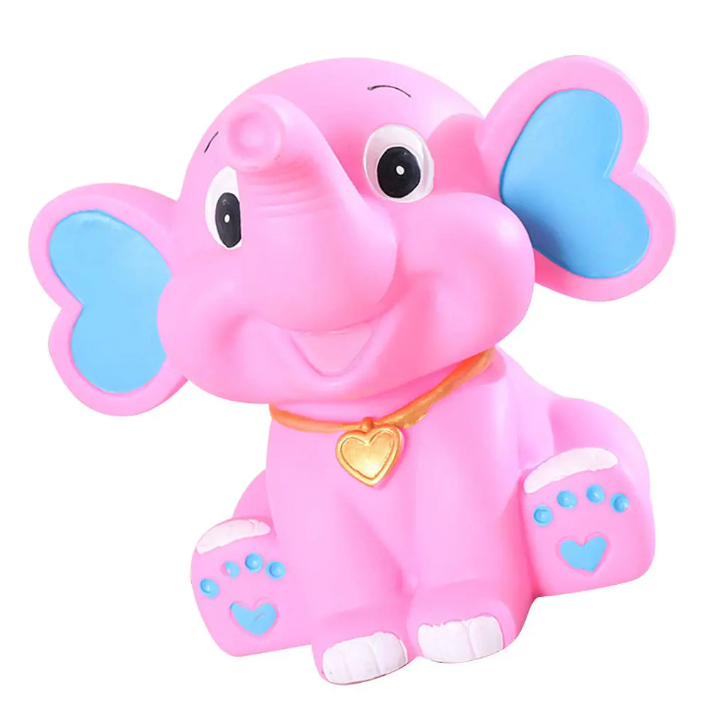 

Cartoon Elephant Saving Bank Resin Creative Money Storage Pot for Kids Child Girl Piggy Bank Decorative Saving Pot